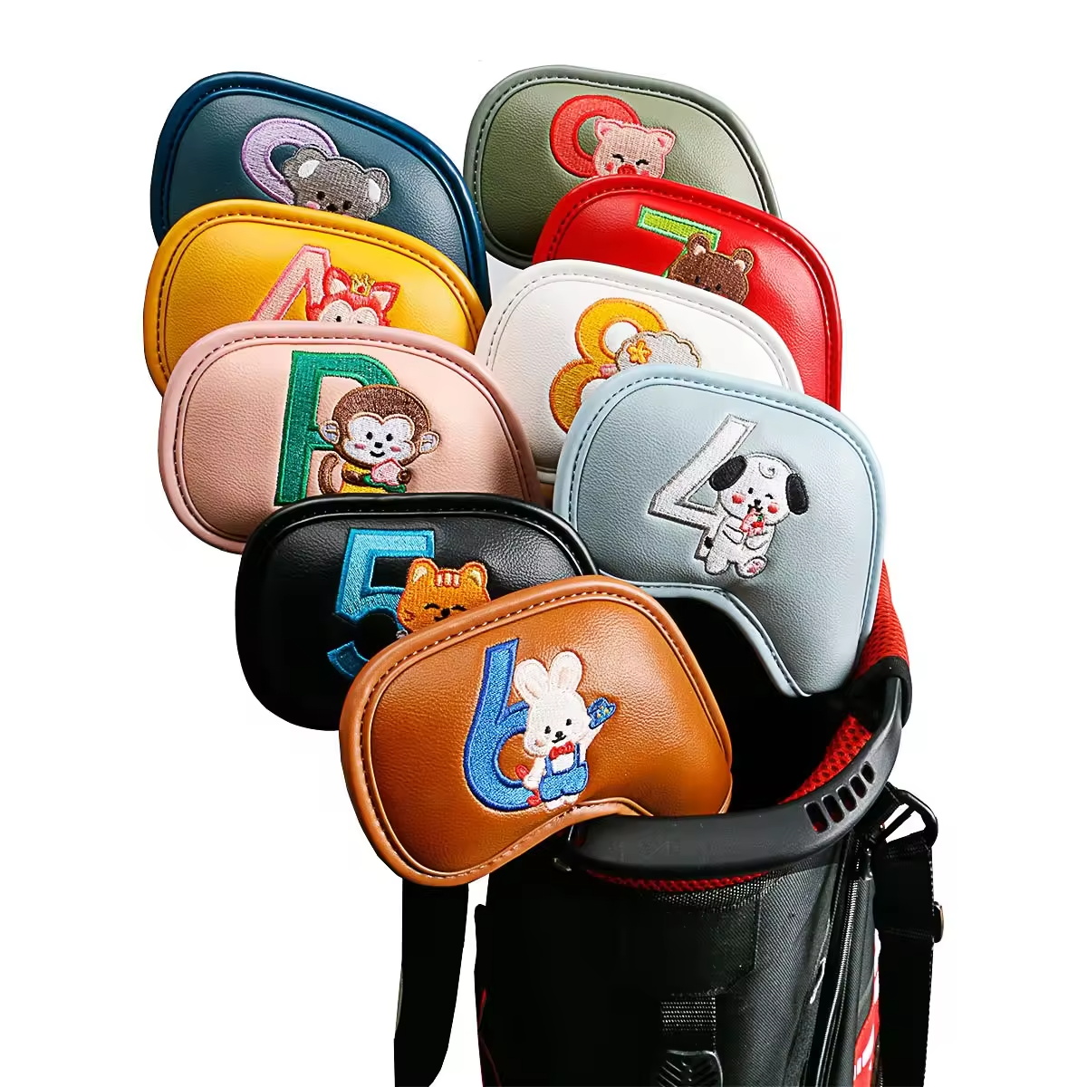 Golf Equipment Storage - Набор из 9 милых чехлов для