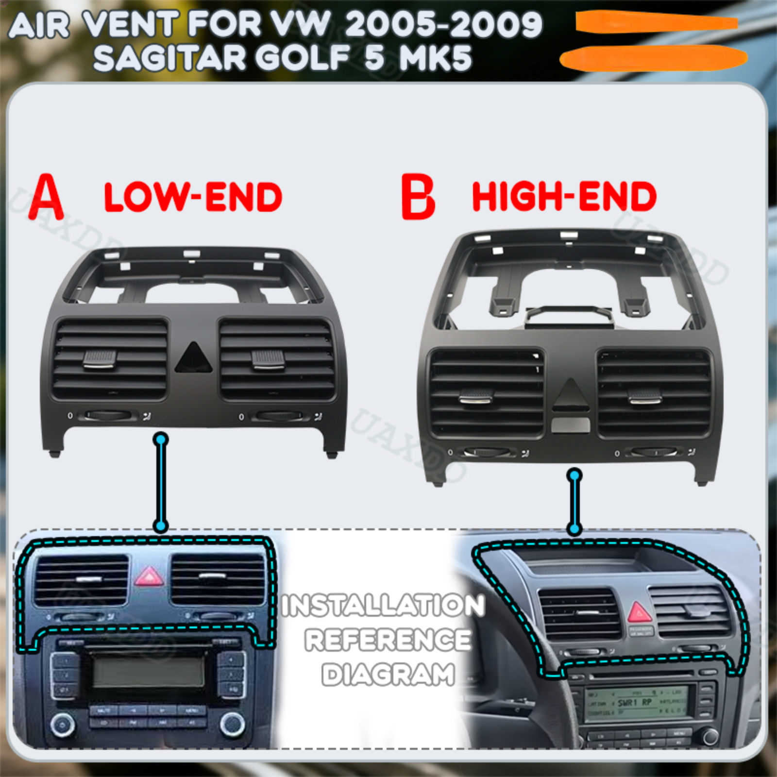 Golf Equipment Outlet - Для VW 2005-2009 Sagitar: Комплект вентиляционного
